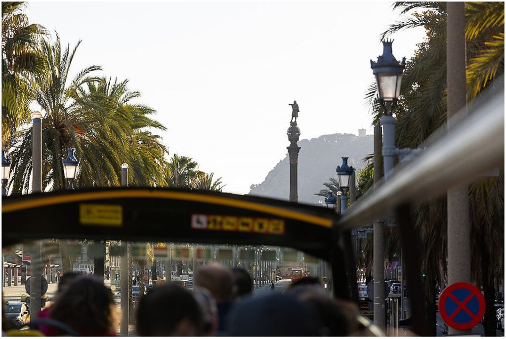 Statue of Christopher Columbus in Barcelona